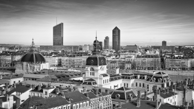 LYON-Vue sur les toits